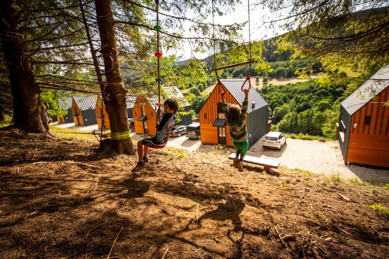Osada Za Gorami Za Lasami - Domki Z Widokiem Na Snieznik Stronie Slaskie Bagian luar foto